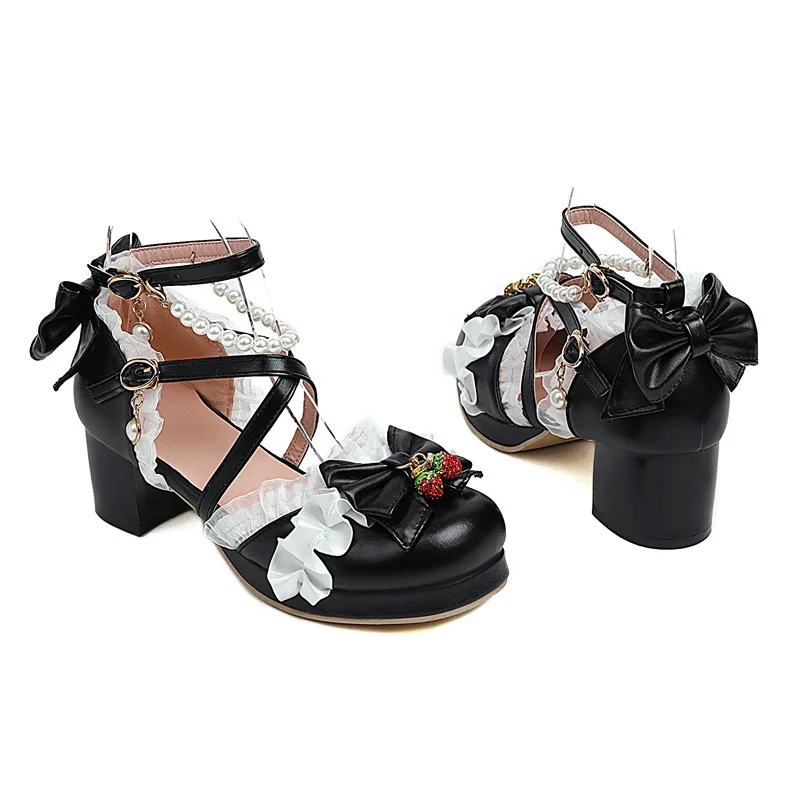 

Bow Shoes Clear Heels Low Sandals Woman Leather Suit Female Beige 2021 Summer Med Low-heeled Comfort Black Fashion Medium Spring