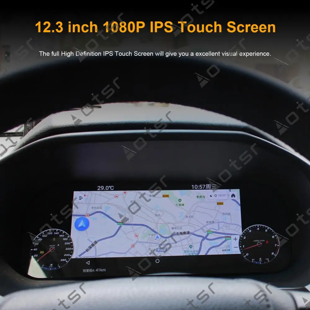 Автомобильный дисплей приборной панели 1920*1020 экран Android 7,1 автомобильный gps-навигатор для TOYOTA LAND CRUISER Prado 2010- headuni