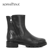 SOPHITINA/Женские ботинки на весну и осень. Демисезонная обувь из
