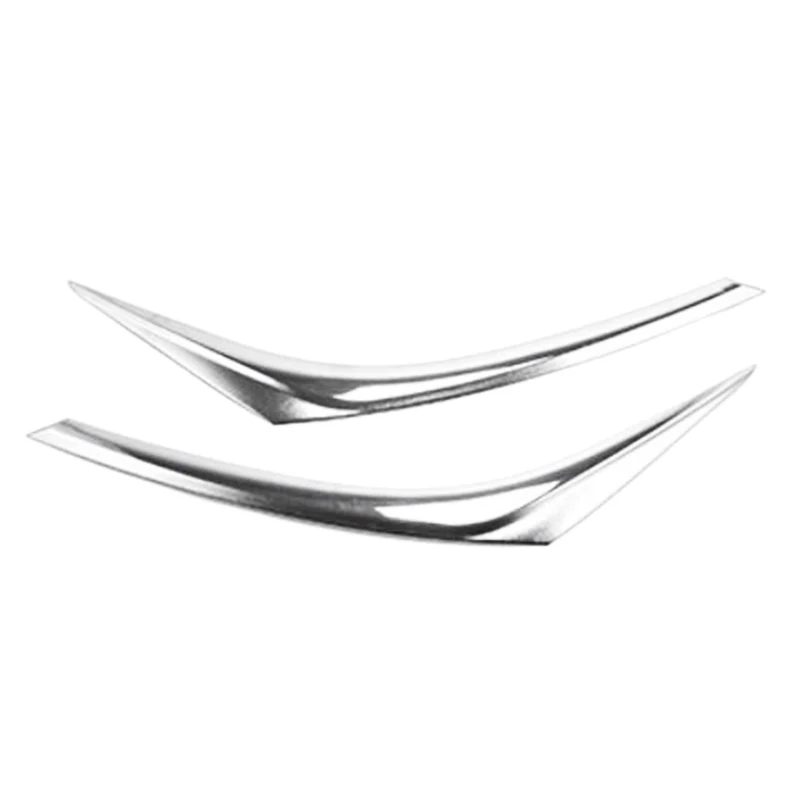 Автомобильный головной светильник бровей с хромированным каркасом для Toyota CHR 2017