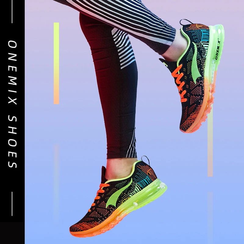 ONEMIX 2021 спортивная обувь для мужчин с мягкой воздушной подушкой дышащая