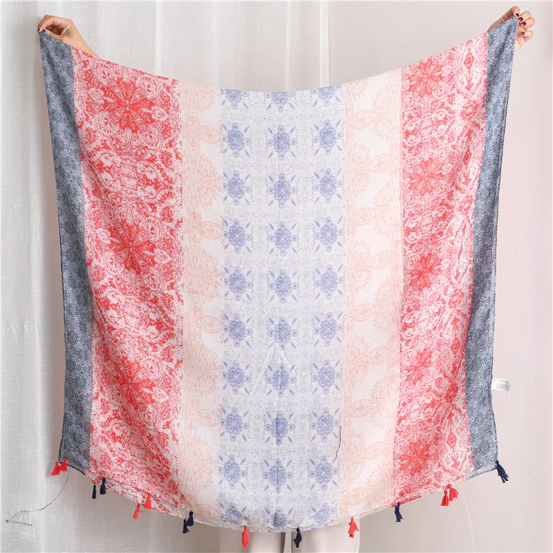 

2020 Luxury Brand New Style Cotton Linen Silk Scarves Women Versatile Scarf Sun-resistant Shawl Fashion Headscarf cashmere