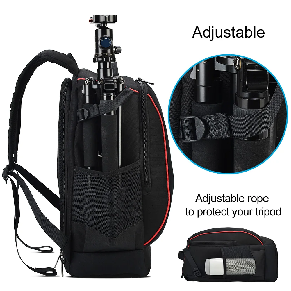 CADeN фотография сумка mochila fotografia DSLR камера сумки через плечо рюкзак для ноутбука Canon Nikon Путешествия противоударный объектив чехлы