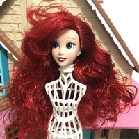 new brand high quality 2020 long hair the latest princess doll limited collection of antique dolls arier mermaid head diy