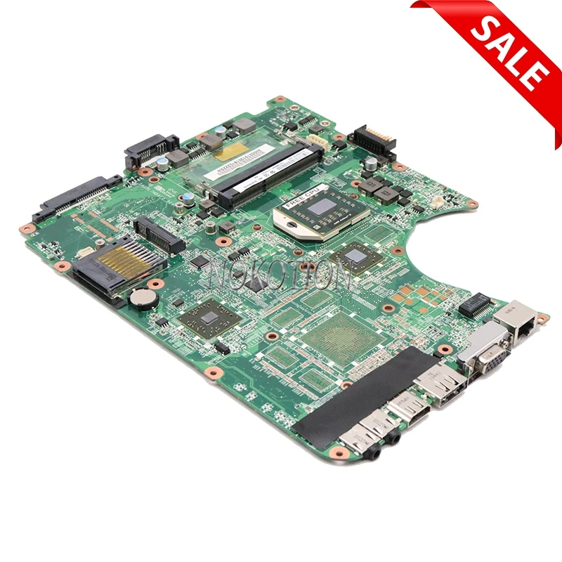 NOKOTION материнская плата для ноутбука Toshiba Satellite L655D L650D A000079130 DA0BL7MB6E0 материнская плата DDR3 разъем s1 Бесплатный процессор