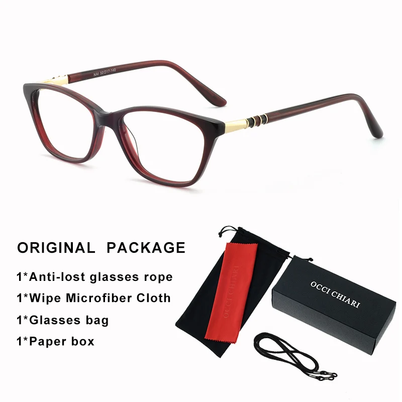 

OCCI CHIARI Blue Light Blocking Glasses Women Gaming Eyeglasses Frames Computer Eyewear Optical Prescription lunette gafas Eyes