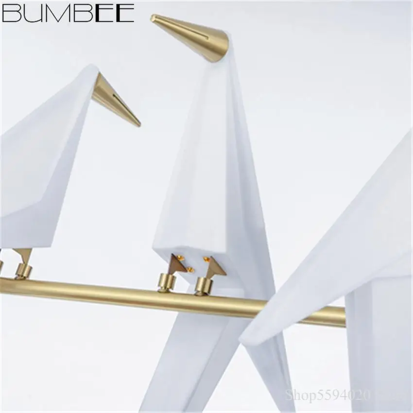 Светодиодный светильник в виде птицы для гостиной напольный подставка оригами