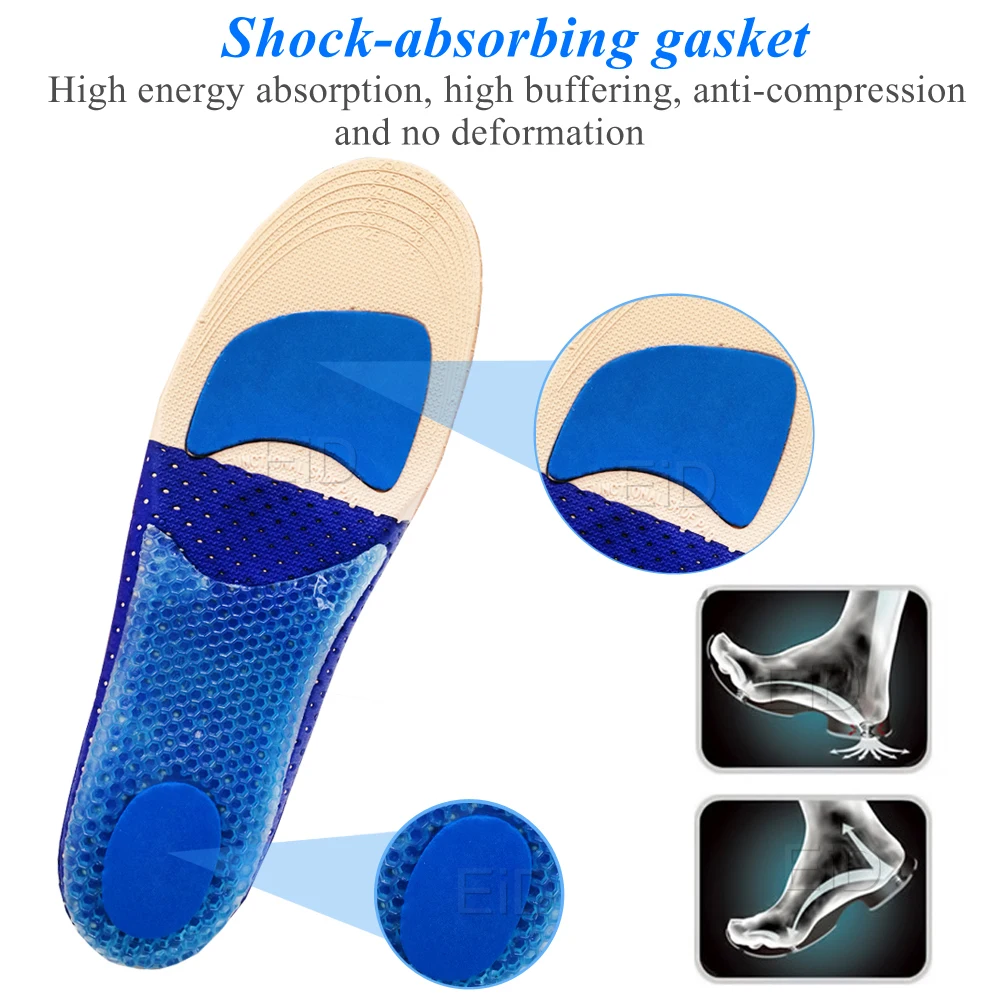 Flatfoot Orthotics Orthopedic Shoe Insole Shoes Accessories Orthopedic Memory Foam Sport Arch Support Insert Pad Woman Men