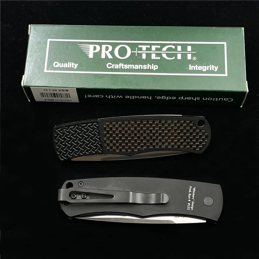 Рукоятка ProTech/Whiskers волшебный Автоматический складной нож карманный кухонный для