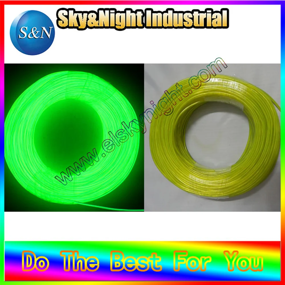 

EL Wire Flexible neon light 2.3mm-20M/Lot with ten color blue/green/white/red/yellow/pink/purple/orange/ice blue/lemon