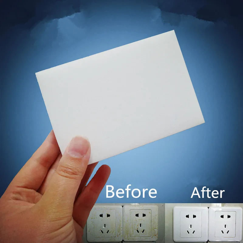 50 шт. Оптовая Белая волшебная губка ластик Меламиновый очиститель