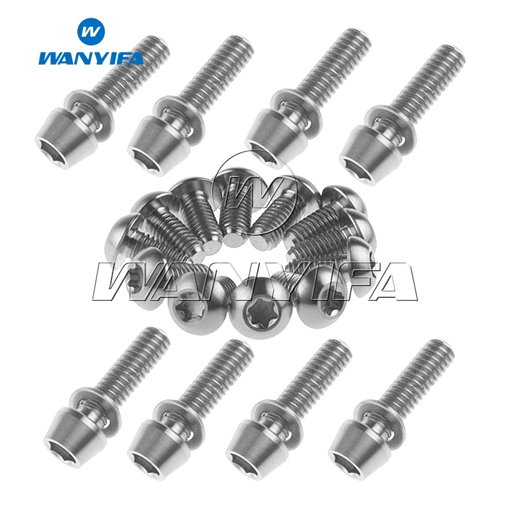 Велосипедный дисковый тормоз M5x10mm и M6x20mm Титановые Болты Комплект обновления для Hope Shimano Hayes Magura формула