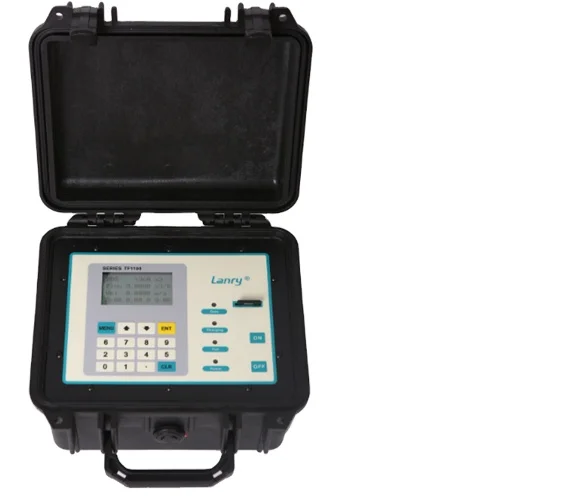 Портативный ультразвуковой расходомер в пути