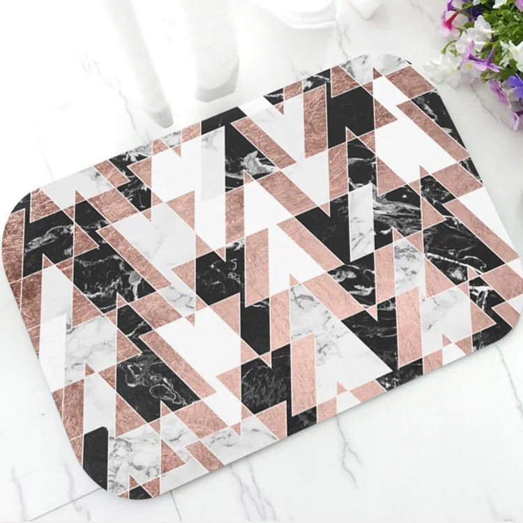 Шикарный абстрактный геометрический Коврик с треугольниками и шевронными