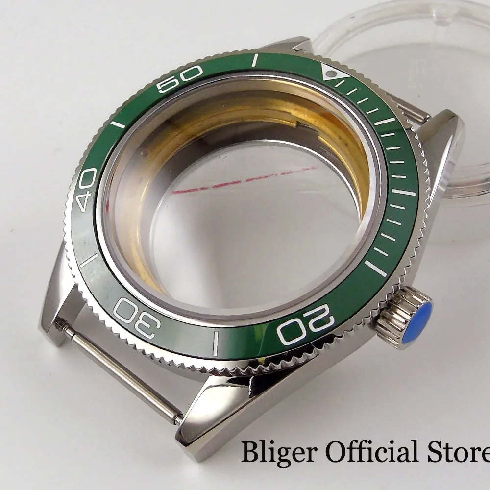 

Наручные часы из нержавеющей стали 41 мм, чехол с сапфировым стеклом для ETA 2836 MIYOTA 8215 8205