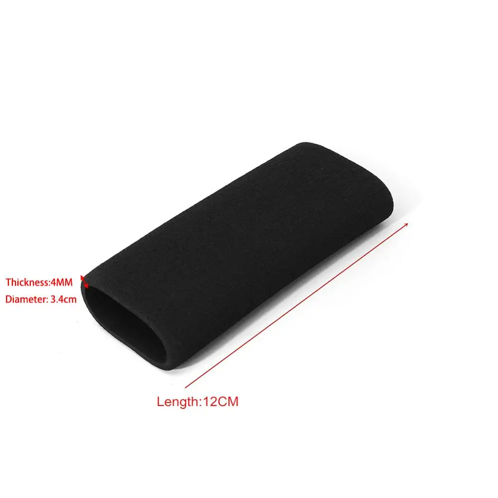 

1 pair Motorbike Bike Slip-on Foam Grip Cover Anti Vibration Comfortable Handlebar Grip Levers Cover Motorbike Accessries