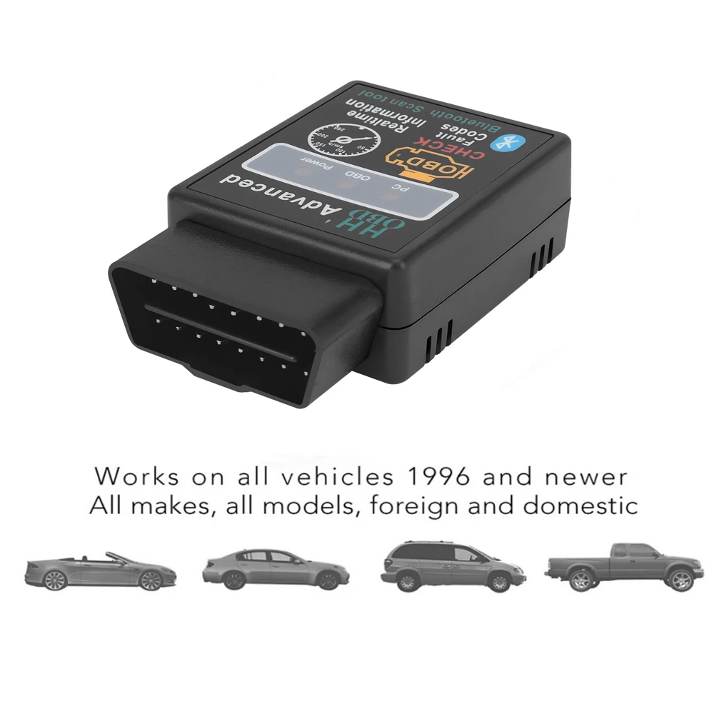 For Android ELM327 V2.1 PIC18F25K80 HH OBD 2 Scanner VOLVO XC40 XC30 S40 XC60 XC90 Bluetooth Fault Code Reader | Автомобили и