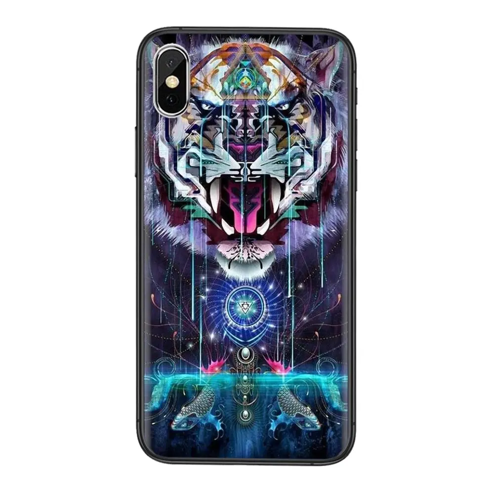 Kids For Galaxy S30 S21 S20 Fe S10 S10E S9 S8 S7 S6 Edge Lite Plus Ultra Drawing Surreal Colorful Psychelic TPU Phone | Мобильные