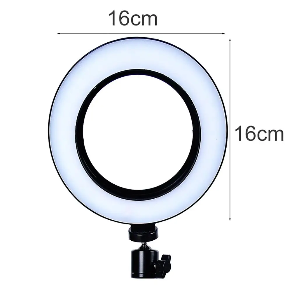 

USB Video Live fill light Dimmable Selfie lamp Photography LED Selfie Ring Light Phone Holder New Makeup Lamp