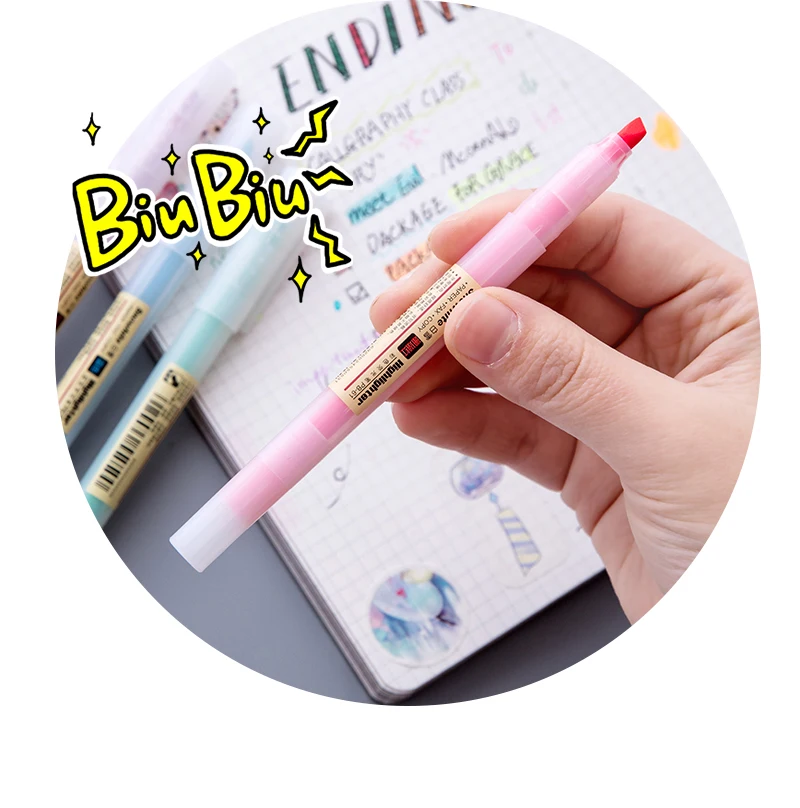 10 флюоресцентные цвета ручки маркера арт ручкой отметки жидкий маркер воды