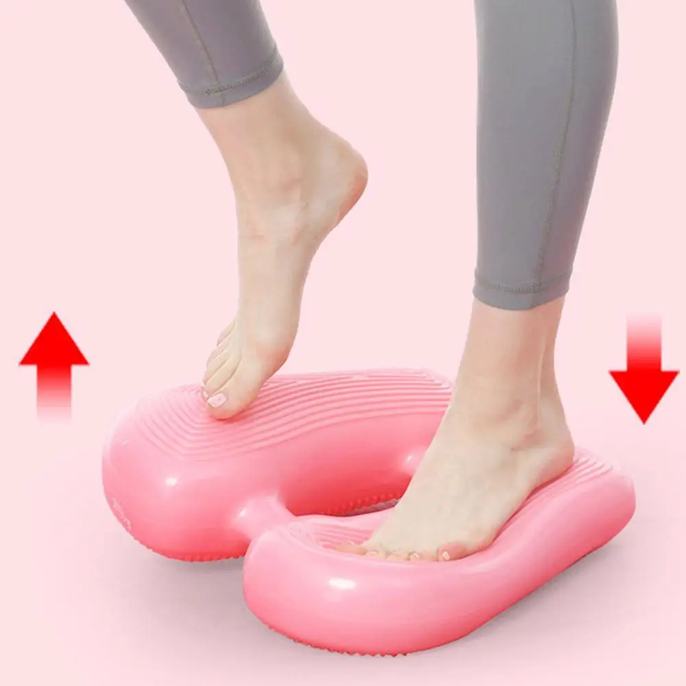 

1pcs Yoga Balance Inflatable Foot Pad Aerobic Training Slimming Skinny Belly Relaxing Massage Cushion Home Fitness Equipment
