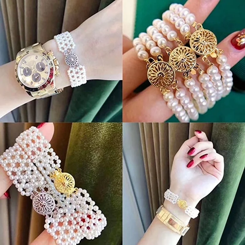 Multi Strand Copper Necklace Slide Lock Clasp Single Double Triple Connection Buckles Multi-layer Bracelet Connectors | Украшения и