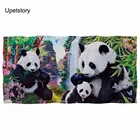 Upetstory Милая панда печатные полотенца быстросохнущее пляжное полотенце для душа с бигелем из микрофибры под заказ Toalla de Playa домашний текстиль