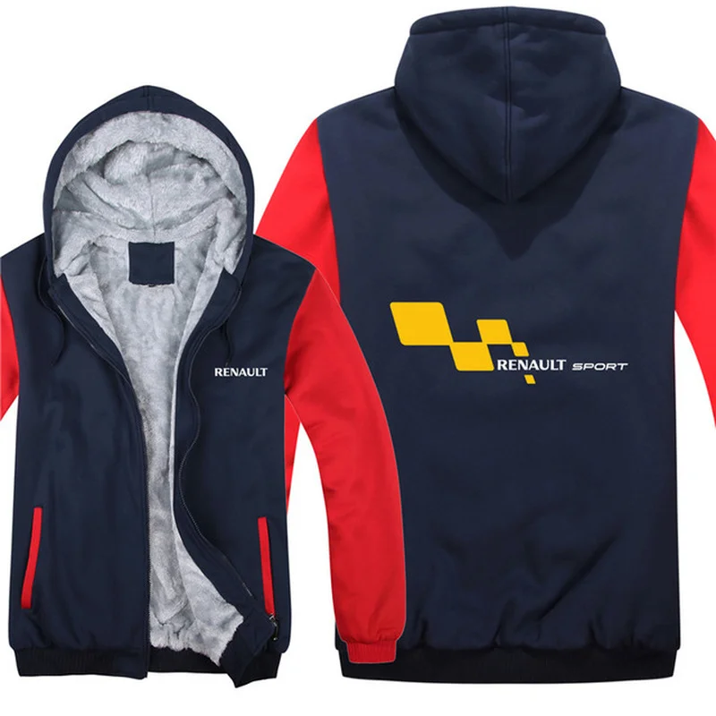 

2021 New For Renault Sport Hoodies Winter Men Fashion Wool Liner Jacket for Renault Sport Sweatshirts Men Coat t3