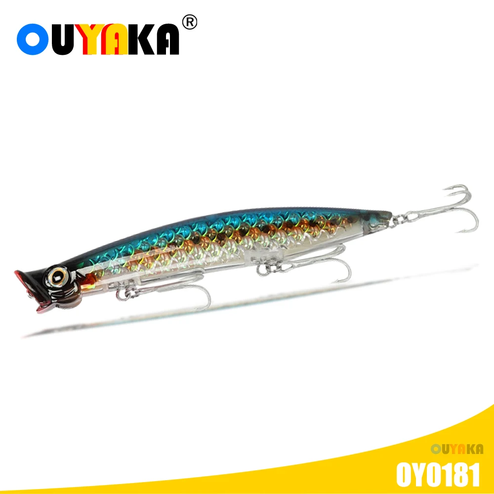 

Fishing Accessories Lure Popper Isca Artificial Weights 13g 110mm Floating Peche En Mer Wobblers Trolling Blackfish Goods Leurre
