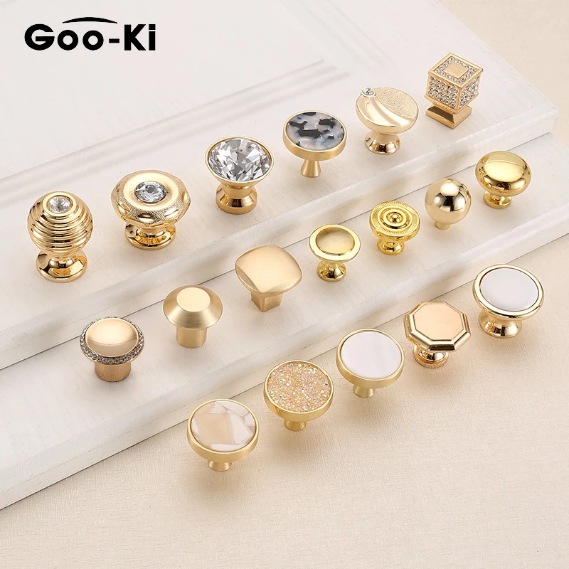 Европейские яркие ручки золотого цвета для ящика доступная роскошная ручка