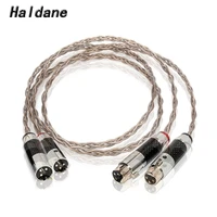 haldane pair hifi nordost odin single crystal silver xlr male to female audio wire carbon fiber 3pin xlr balanced cable
