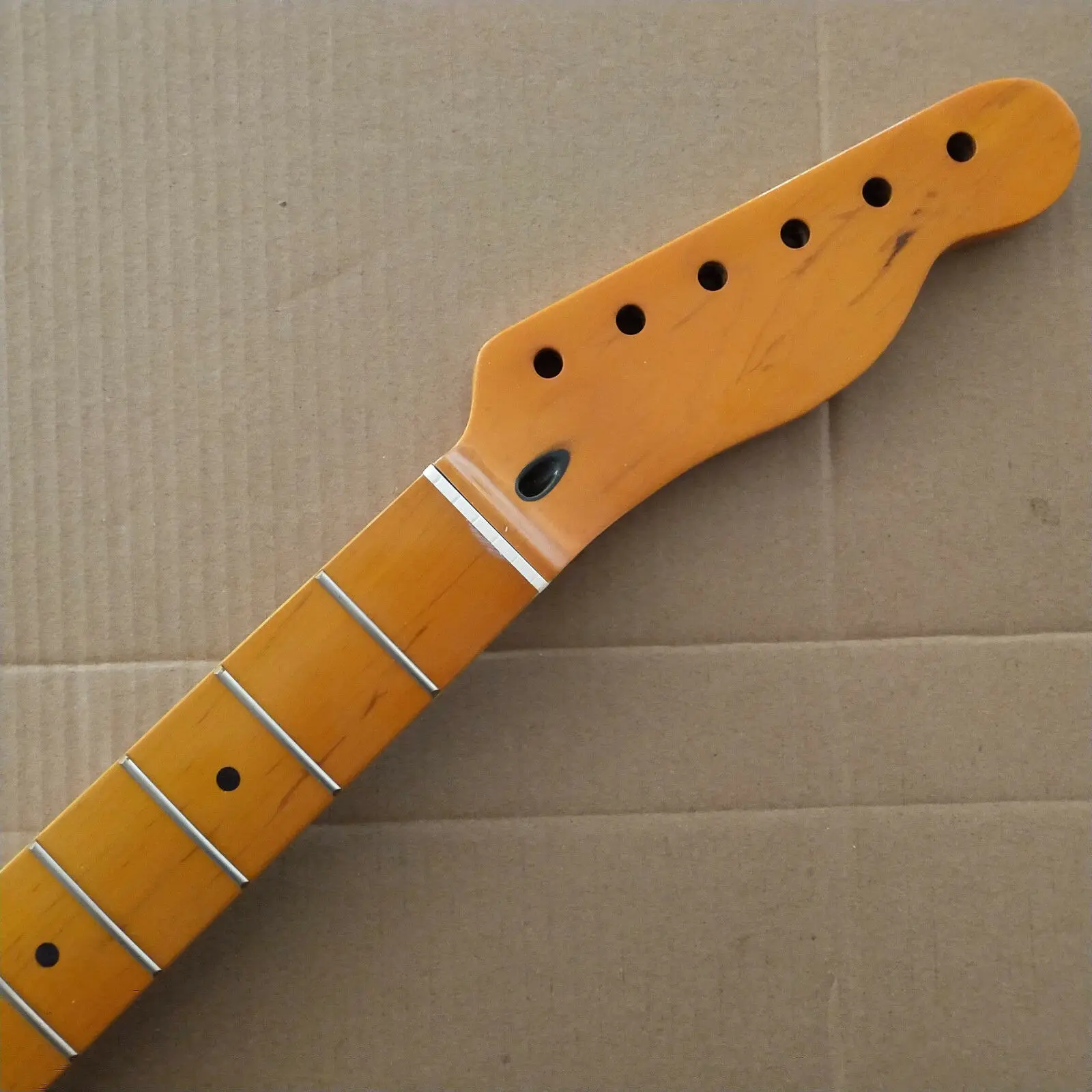 Винтаж клен электрогитара шеи 21 лада запасные части для гитары TL стиль|Детали и