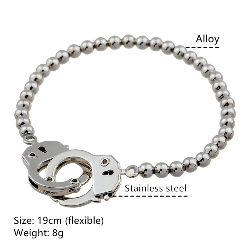 Одиночные наручники из нержавеющей стали пара браслетов Корея 2021 INS популярный