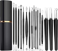 1016pcs professional comedone extractor popper acne removal zit removing blackhead remover pimple popping tool kit