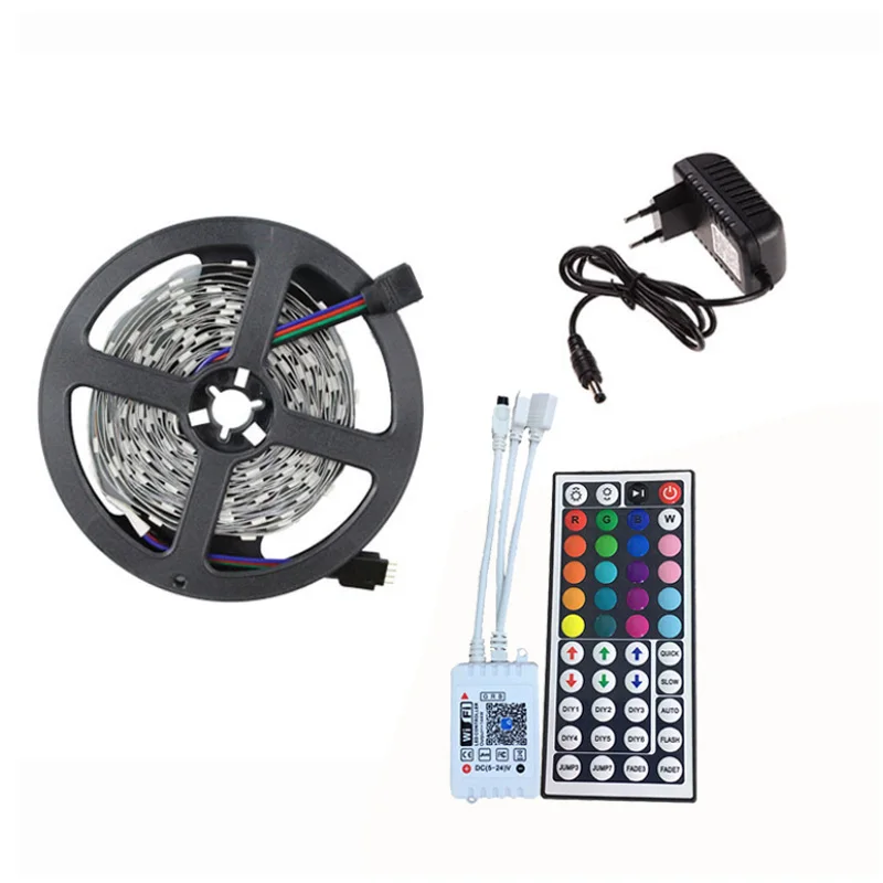 

LED Strip Light waterproof RGB 2835SMD Flexible Ribbon 5M 10M DIY Led Light Strip RGB Tape Diode DC 12V WIFI Phone app