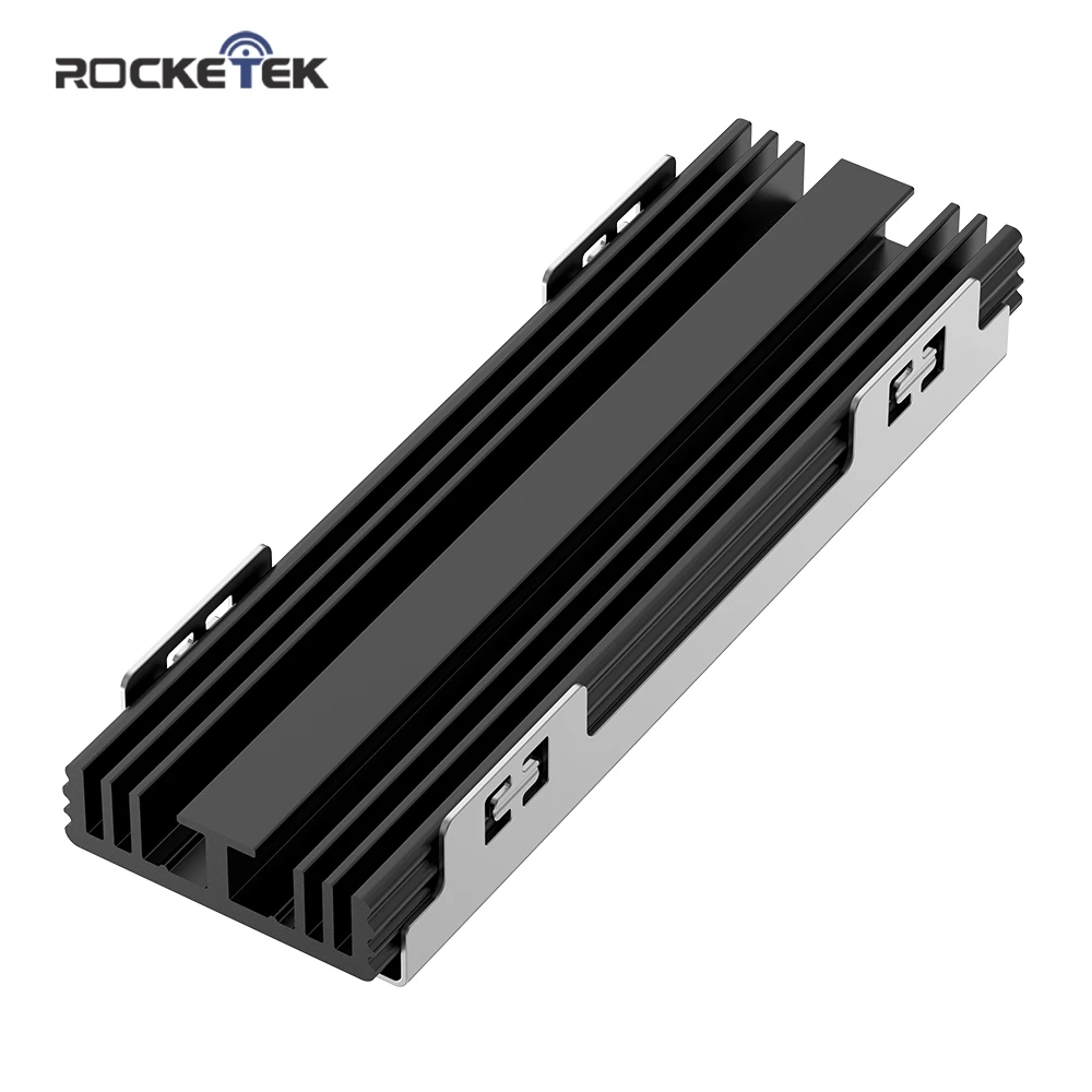 

Rocketek M.2 Solid State Hard Disk Heatsink Heat Radiator Cooling Silicon Therma Pads Cooler for M2 NVME SATA NGFF 2280 PCIE SSD