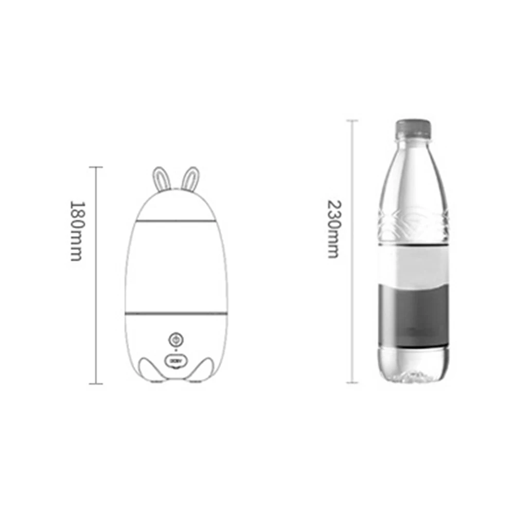 

Portable Blender Cordless Personal Blender Juicer Mini Mixer Smoothie Blender With USB Rechargeable 300ml Home Sports Travel