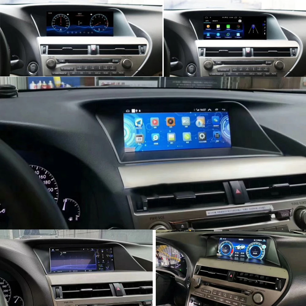 

HD Screen 360 Birdview Navi Car Radio Stereo Audio Navigation GPS Android For Lexus RX270 350 450h 2009-2014