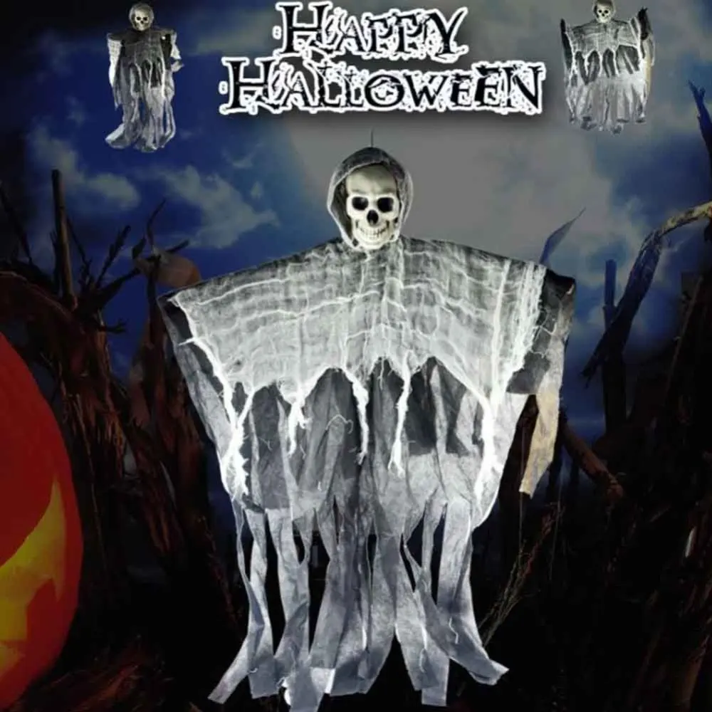 Хэллоуин висит призрак праздничные украшения на страшный висящий Скелет Призрак