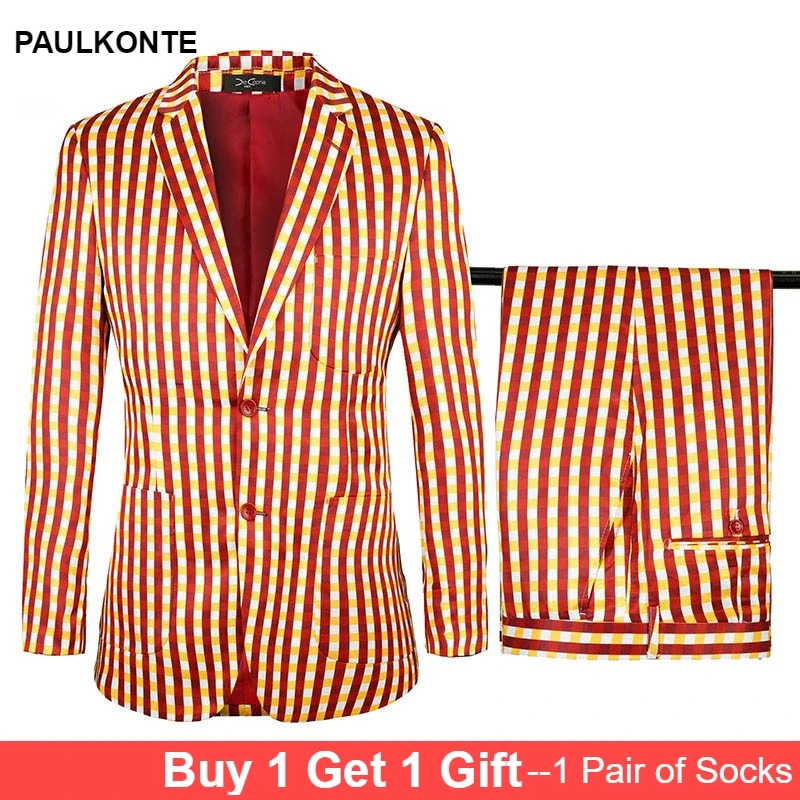 2019 новый высококачественный мужской костюм из двух предметов