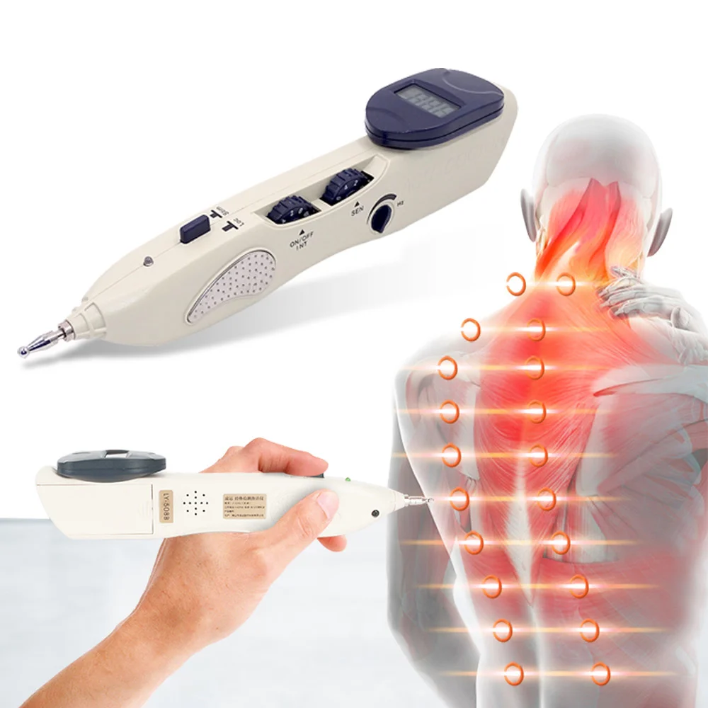 

Массажная ручка «Три в одном» для тела, акупунктурная ручка, меридиановая энергия, снятие боли, устройство точечного определения, лазерная ...