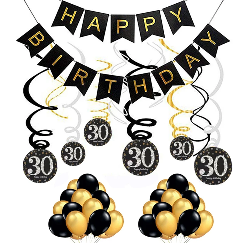Вечерние украшения на день рождения для мальчиков вечерние баннеры Свадебные