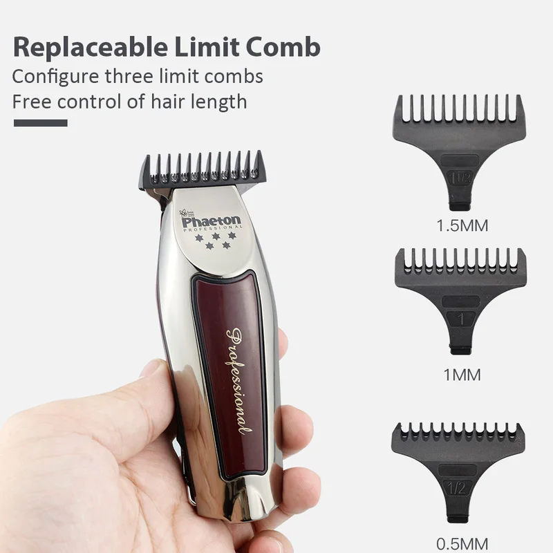 1pc Men's Style Hair Clipper Small Rechargeable Salon Beard Haircut Razor | Бытовая техника