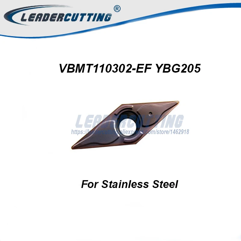 VBMT110302-EF YBG205 VBMT110304-EF * 10 шт ZCCCT поворотные твердосплавные вкладыши. VBMT лезвия для