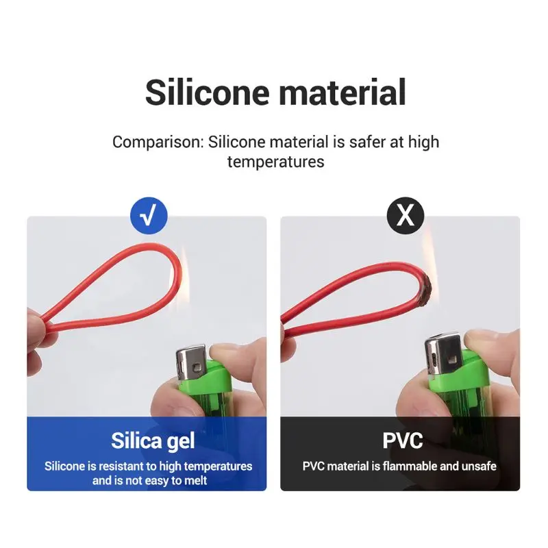 

PT1031 20A Gold-plated Tip Multimeter Test Lead 1000V Slicon Wire Sharp Needle