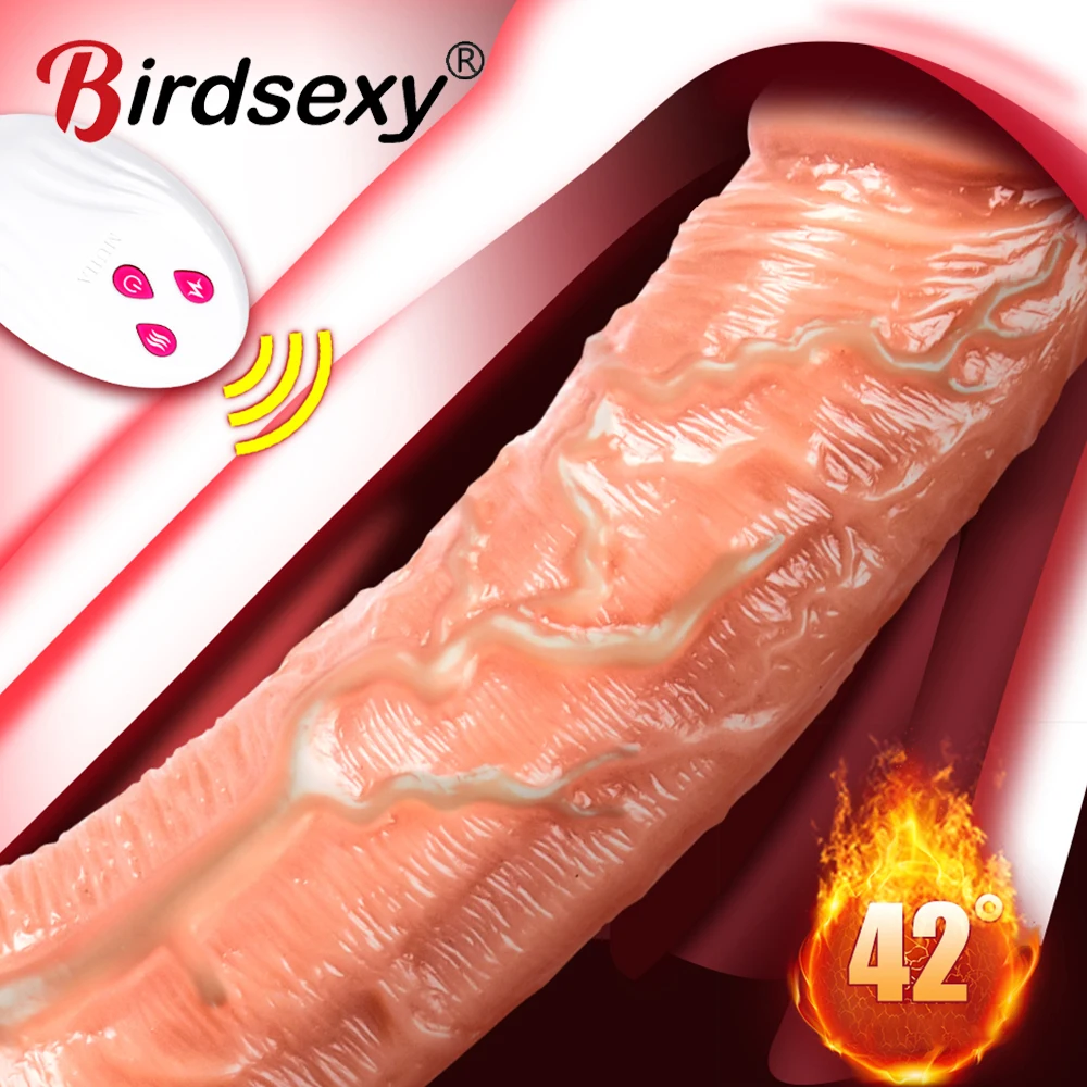 Реалистичный фаллоимитатор вибратор для женщин G-spot массаж мастурбация