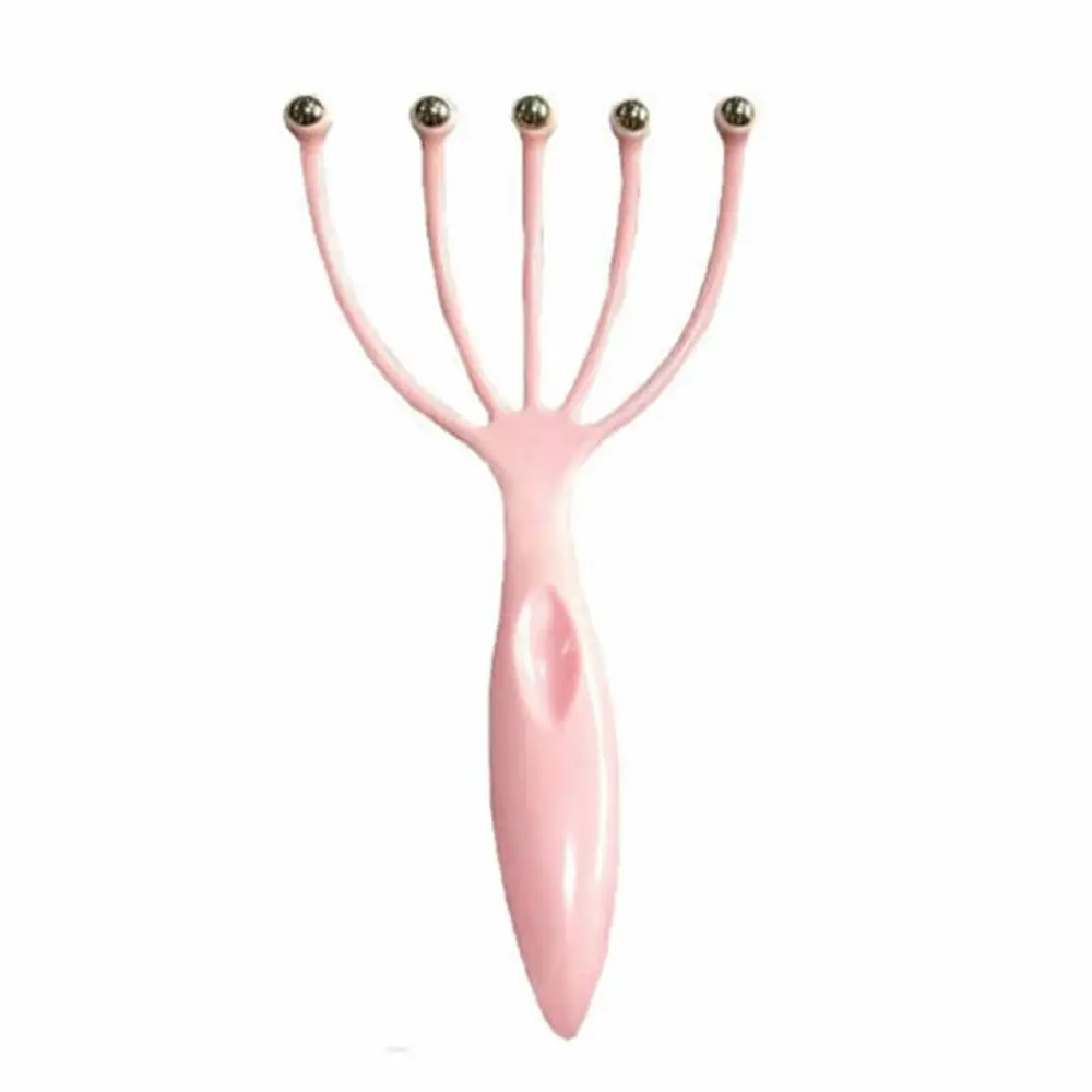 Five-Jaw Ball Head Massager Manual Scratch Head Grabber Plastic Scalp Massage Claw Professional Fashion