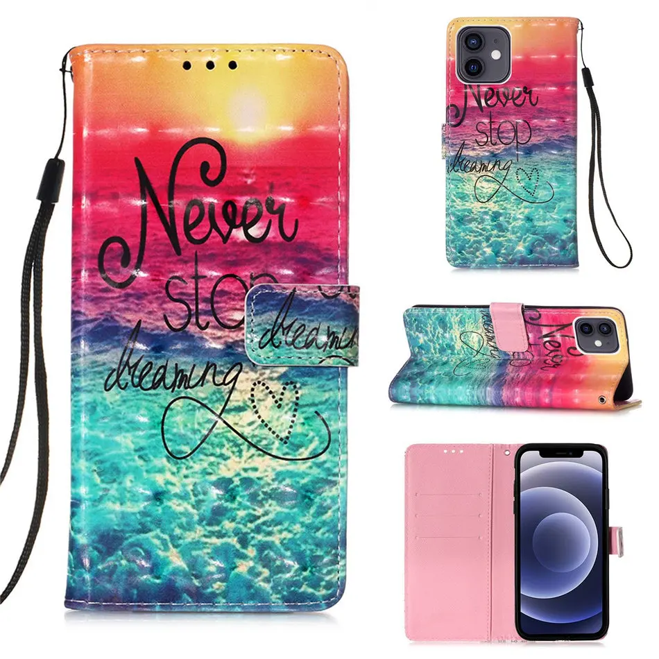 Кожаный бумажник чехол для Samsung Галактики A01 A50 A51 A81 A91 S7 край S8 S9 S10E S20FE 5G S20 S21 ультра