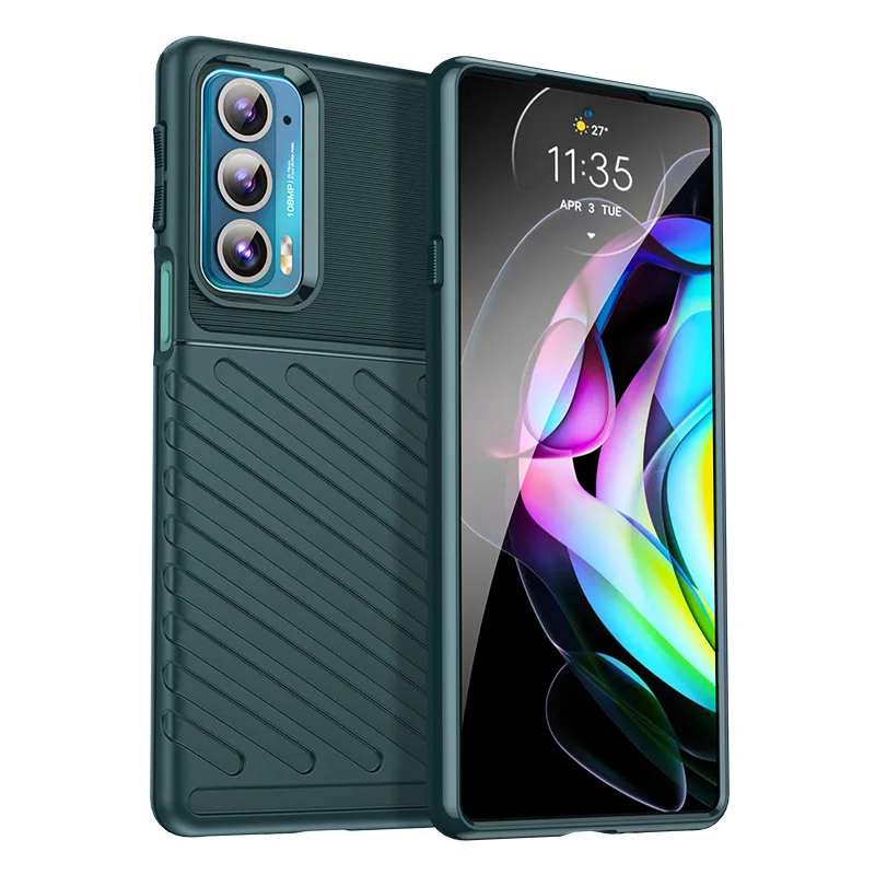 

Non Slip Phone Cover For Moto Edge 20 Pro 20 Lite 20 Fusion Solid Color Shockproof Rubber Protective Case For Edge 2021 Capa