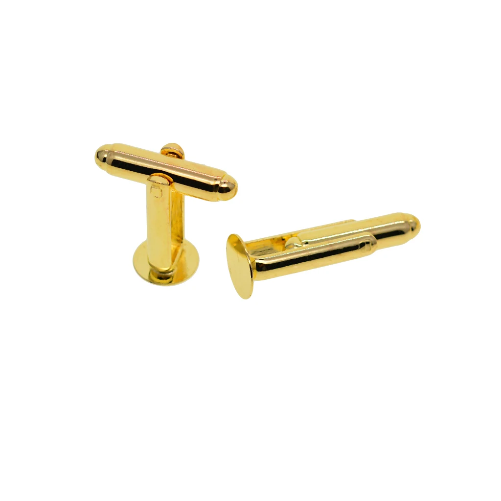 

20pcs Round Bezel 8mm Cufflink Findings Cuff Links Blank Cabochon Settings